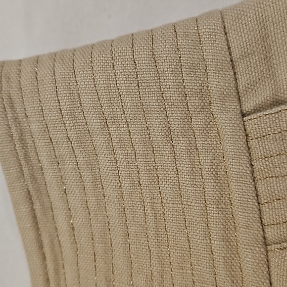 Diane Von furstenberg linen cotton blend mini skirt size 2 - Picture 3 of 10